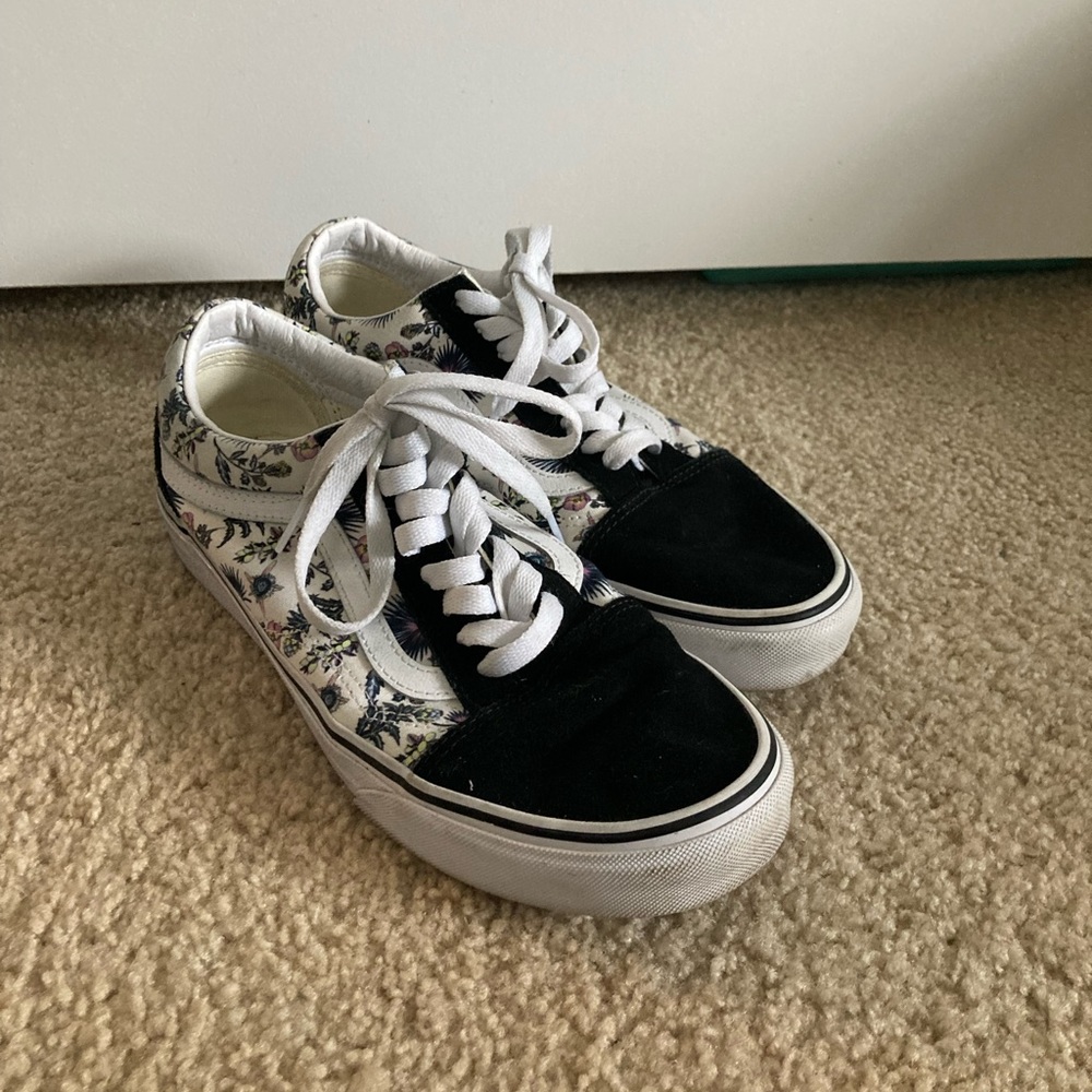 Floral Old Skool Vans
